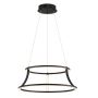 Quintiesse Cadoux QN-CADOUX-P-BK Suspension lumineuse 1x54W/LED 3000K 1490lm IP20