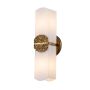 Quintiesse Elan QN-ELAN-2WB-DG-OPAL Applique murale 2x4W/G9 3000K 800lm IP44