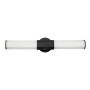 Quintiesse FACET QN-FACET-LED2-BK-BATH Applique murale 2x12W/LED 3000k 2160LM IP44
