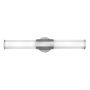 Quintiesse FACET QN-FACET-LED2-PC-BATH Applique murale 2x12W/LED 3000k 2160LM IP44