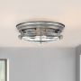 Quintiesse HADRIAN QN-HADRIAN-FS-AN-CLEAR Plafonnier 2x40W/E27 IP44