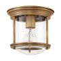 Quintiesse HADRIAN QN-HADRIAN-MINI-F-BR-CLEAR Plafonnier 1x60W/E27 IP44
