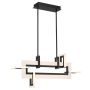 Quintiesse Inizio QN-INIZIO-LP-S-BK Lampe de plafond 1x46W/LED 3000K 2086lm IP20