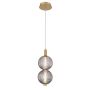 Quintiesse Palmas QN-PALMAS-2MP-BG Suspension lumineuse 1x20W/LED 3000K 1266lm IP20