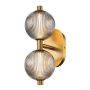 Quintiesse Palmas QN-PALMAS-2W-BG Applique murale 1x18W/LED 3000K 1361lm IP44