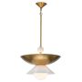 Quintiesse Saucer QN-SAUCER-4P-L-AB-OPAL Suspension lumineuse 3x40W/E14 IP20