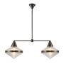 Quintiesse Willard QN-WILLARD-LP2-UBZ-PG Lampe de plafond 2x60W/E27 IP20