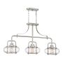 Elstead Lighting QUOIZLE QZ-TRILOGY-ISLE-BN Lustre 3x60W/E27