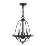 Quoizel Bradbury QZ-BRADBURY-4P-GK Suspension lumineuse 4x40W/E14