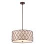 Quoizel BROWN LATTICE QZ-BROWN-LATTICE-P-L Suspension lumineuse 4x60W/E27