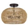 Quoizel Casablanca QZ-CASABLANCA-3SF-PBZ Lampe de plafond 3x60W/E27 IP20