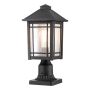 Quoizel Cedar Point QZ-CEDAR-POINT3-M-BK Lampe sur pied 1x60W/E27 IP44