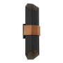 Quoizel Chasm QZ-CHASM-L-BKW Applique murale 2x9.5W /LED IP44