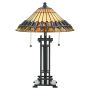 Quoizel CHASTAIN QZ-CHASTAIN-TL Lampe de table 2x60W/E27