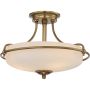 Quoizel GRIFFIN QZ-GRIFFIN-SFS-WS Lampe de plafond 3x60W/E27