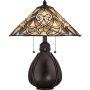 Quoizel INDIA QZ-INDIA-TL Lampe de table 2x75W/E27