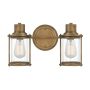 Quoizel Riggs QZ-RIGGS2-BATH-WS Applique murale 2x40W/E27 IP44