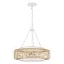 Quoizel Waylon QZ-WAYLON-4P-AWH Suspension lumineuse 4x60W/E27 IP20