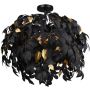 Trio LEAVY R60463032 Lampe de plafond 3x28w/e14 ip20