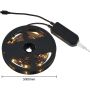 Trio RACER R65555102 Ruban LED 1x15w/led 3000k 1250lm ip20