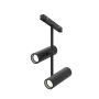 Maytoni Elti Duo TR005-4-2X12W-DS-B Projecteur sur rail 1x24W/LED 1735lm IP20