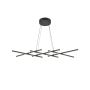 Maytoni Halo MOD244PL-L50BK Suspension lumineuse 1x40W/LED 800lm IP20