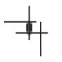 Maytoni Halo MOD248WL-L24BK Applique murale 1x24W/LED 750lm IP20