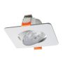 Light Prestige Plus LP-1506/1RS WH Square Spot encastré 1x7W/LED 3000K|4000K|6000K IP20