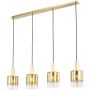 Dar Lighting Savannah SAV0435 Suspension lumineuse 4x40w/E27