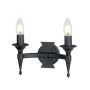Elstead Lighting SAXON SAX2-BLK Applique murale 2x60W/E14