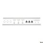 SLV 1F TRACK SET 143191 Projecteur sur rail 3x12.9W/GU10 IP20