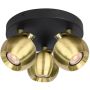 Italux Lafin SPL-45379-3R-BK-GD Spot 3x10W/GU10 IP20