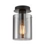 Italux Sardo SPL-5581-1SC-BK-SG Plafonnier 1x40W/E27 IP20