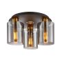 Italux Sardo SPL-5581-3SC-BRO-SG Plafonnier 3x40W/E27 IP20