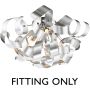 Dar Lighting Swash SWA0450-SP Suspension 4x25w/g9