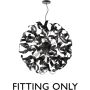 Dar Lighting Swash SWA1222-SP Suspension 12x25w/g9