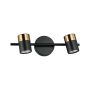 Italux Elice WL-58892-2-BK-BRO Applique murale 2x35W/GU10 IP20