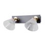 Italux Orella WL-34393-2-BK-HBR Applique murale 2x8W/LED 3000K 466lm IP20