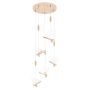 King Home BUTTERFLY DISC XCP8737-5 Suspension lumineuse 5x11W/LED 3000K 4400LM IP20