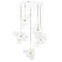 King Home CAPRI DISC XCP9148-5A Suspension lumineuse 10x7W/LED 3000K IP20