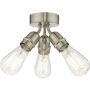 Dar Lighting Yao YAO0338 Lampe de plafond 3x60w/e27 ip20