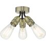 Dar Lighting Yao YAO0375 Lampe de plafond 3x60w/e27 ip20