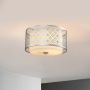 Elstead Lighting Ziggy ZIGGY-F-M-LS Plafonnier 2x60 W/E27