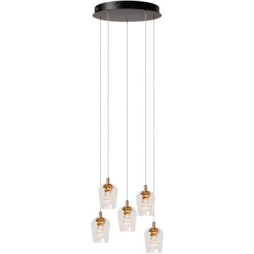 Lucide BERLIANE 00430/21/60 Suspension lumineuse 5x4w/led 2700k 200lm ip20