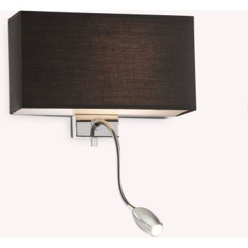 Ideal Lux HOTEL 035956 Applique murale 1x60W/E27+1x1,5W/LED ip20