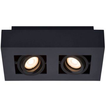 Lucide XIRAX 09119/11/30 Spot en saillie 2x5w/gu10 2200k 320lm ip20