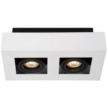 Lucide XIRAX 09119/11/31 Spot en saillie 2x5w/gu10 2200k 320lm ip20