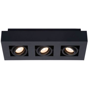 Lucide XIRAX 09119/16/30 Spot en saillie 3x5w/gu10 2200k 320lm ip20