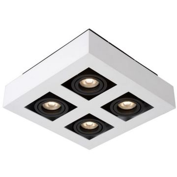 Lucide XIRAX 09119/21/31 Spot en saillie 4x5w/gu10 2200k 320lm ip20