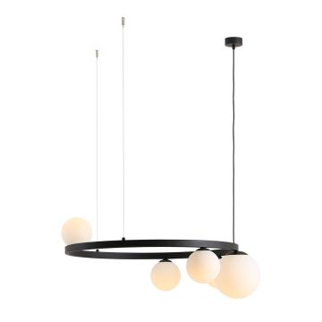 Aldex GARDA 1099F1_R Suspension lumineuse 4x10W/E14 + 1x15W/E27 IP20